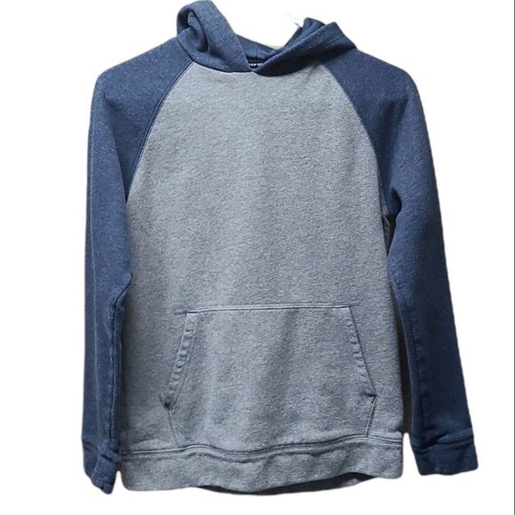 Tek Gear Boys navy gray hoodie large - Picture 1 of 3